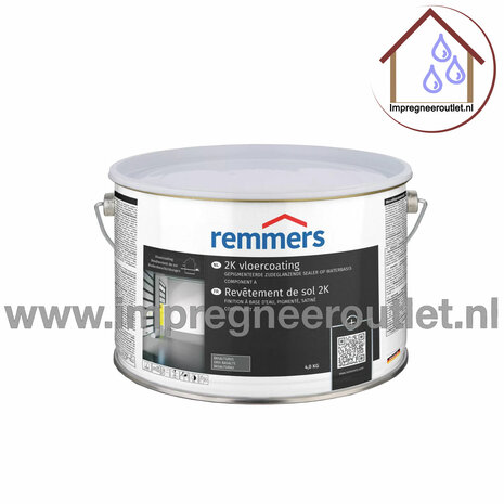 2K Bodenbeschichtung &ndash; Abriebfest & Epoxid &ndash; Silbergrau (5 kg)