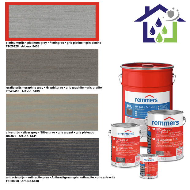 HK Stain grey protect platin grey 10L