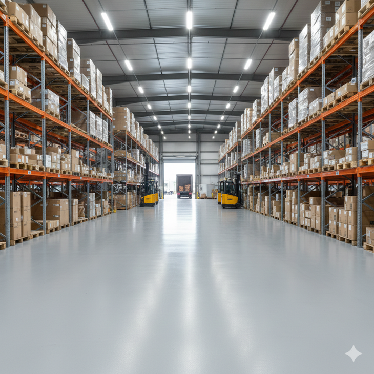 PU garage floor coating 2.5L Light grey