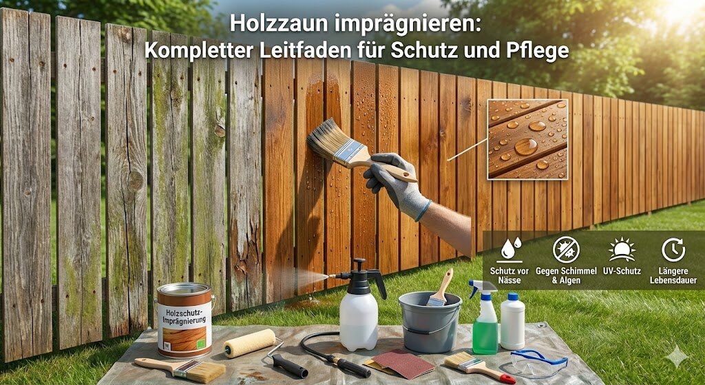Holzzaun imprägnieren: kompletter Leitfaden für Schutz und Pflege